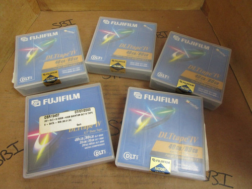 Fuji Film Dlttape Iv Tape Cartridge 40-80 Gb Dlt 8000 &  Ddo