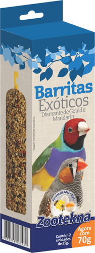 Barrita Para Pássaros Exoticos - 70 G