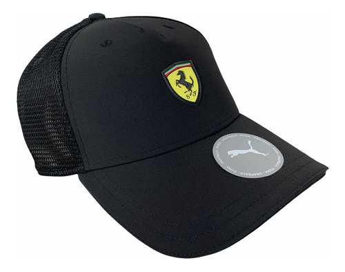 Gorra Puma Ferrari Negro Hombre Originales Look Trendy