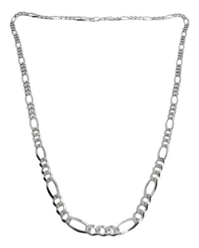 Cadena Cartier Eslabón 3x1 En Plata 925 Unisex 60 Cm 5 Mm 