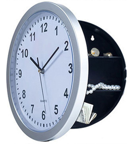 Reloj De Pared Con Gran Espacio De Almacenamiento Vintage, S