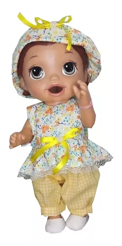 Roupa para Boneca - Kit Vestido Poá Rosa - Veste Bonecas tipo Baby Ali -  Cantinho da Boneca Acessórios e Utensílios para Bonecas