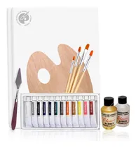 Comprar Pinturas Al Oleo, Pinceles, Paleta, Lienzos, Aceite Y Tremen