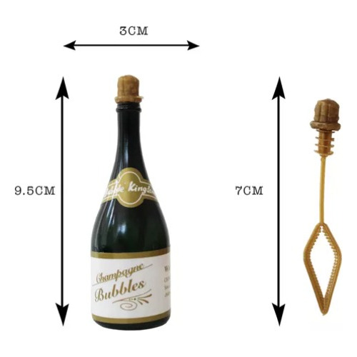 24 Pzas De Botellas Burbujas De Champaña Para Boda O Evento