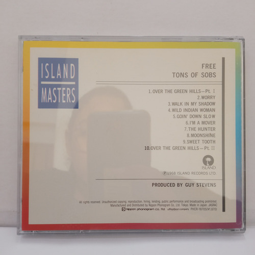 Free Tons Of Sobs Cd Jap Usado Musicovinyl (Usado)
