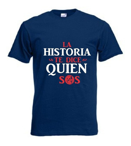 Remera Historia San Lorenzo De Almagro Casla Cuervo