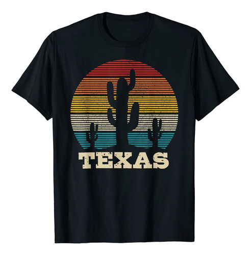 Axw Playera De Recuerdo Del Desierto De Cactus De Texas