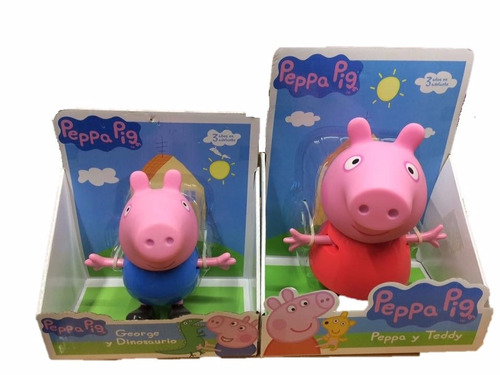 Peppa Pig Y George  Grandes  25 Cm Articulados  Envio Gratis