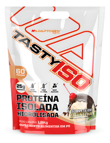 Whey Isolado Tasty Iso Whey 1,8kg Refil - Adaptogen Science