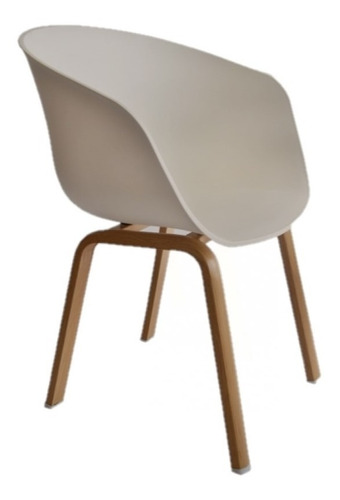 Pack X2 Sillon Cup Eames Silla Eames Tulip Patas De Madera