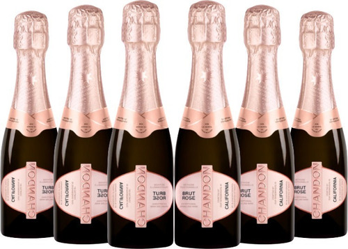 Chandon Champagne Rose Espumante 375 Ml Caja X6 - Celler 