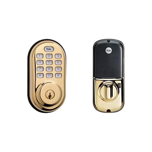 Security Electronic Push Button Deadbolt Fully Motorize...