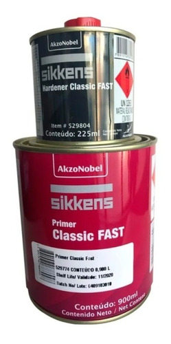 Sikkens Primer Classic Fast + Hardener Classic Fast
