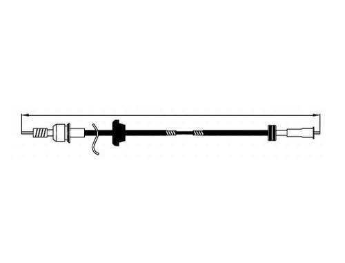 Chicote Velocimetro Ford F-350 1983 - 1985 6.9l Cahsa