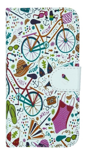 Imagen 1 de 5 de Funda De Diseño Tipo Cartera Para Huawei Y6ii