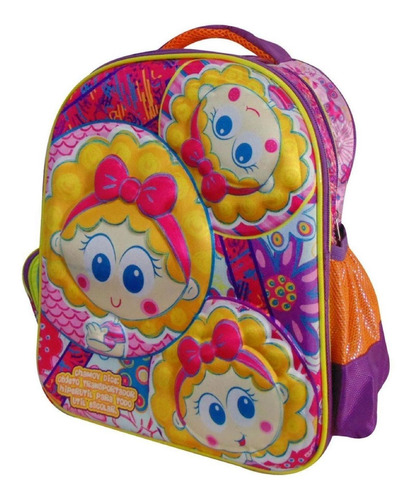 Mochila 3d Kinder Preescolar Niña Chamoy Ruz Original 126585