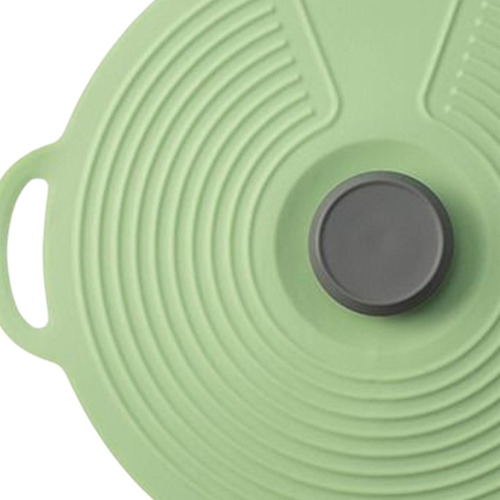 Cubierta De Sello De Succión Reutilizable Con Verde 31.5cm