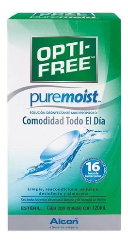 Líquido Lentes De Contacto Optifree Puremoist 120ml