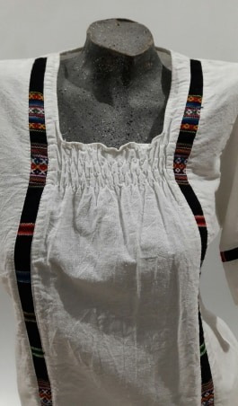 Imagen 3 de 4 de Camisola Blusa Aguayo Tiras 100% Algodón Lienzo Artesanal