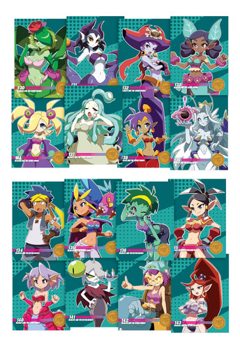 Shantae And The Seven Sirens Tarjetas Coleccionables Lrg