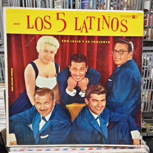 Los 5 Latinos - Con Lucio Y Su Conjunto Lp La Cueva Musical 