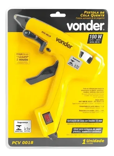 Pistola de cola quente elétrica Vonder PCV 0018