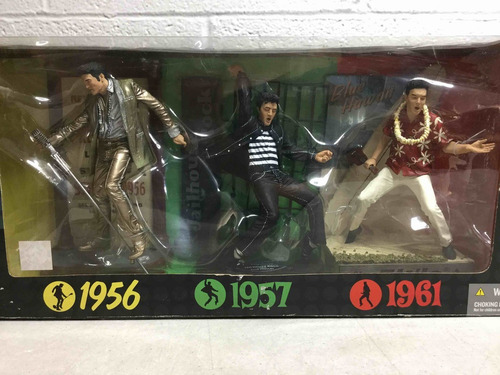 Caixa Bonecos Elvis Presley Mcfarlane Deluxe Action Figures (Usado)