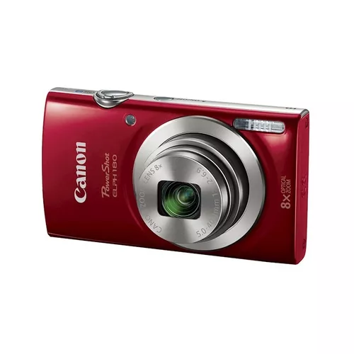 Camara Digital Canon Powershot Elph 180 20mpx 8x Zoom Red