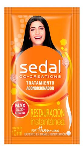 Acondicionador sólido Sedal Co-Creations Restauración Instantánea en sobre de 10mL por 1 unidad