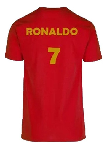 Playera Casual Portugal Cristiano Moda Ronaldo Mundial Euro