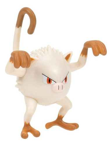 Pokemon Mankey Clip N Go Figura Pokebola (Usado)