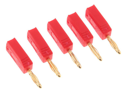 A*gift 5pcs Enchufe Adaptador De 2mm , Conector De Cobre