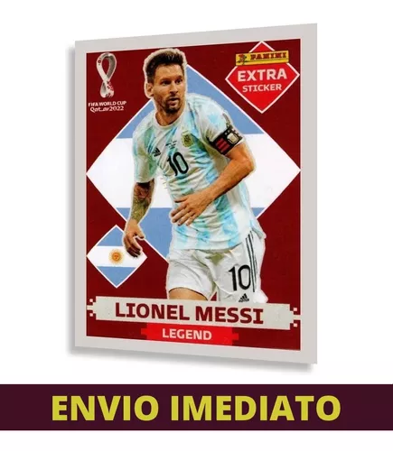 Figurinha Extra Mbappe bordo base - original da panini - sticker raro  legend copa do mundo 2022