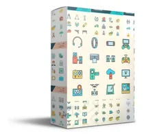 Comprar Megakit De Íconos Vectores Diseño Gráfico Png