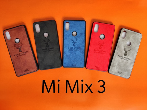 Capa Case Capinha Luxo Emborrachada Xiaomi Mi Mix 3 