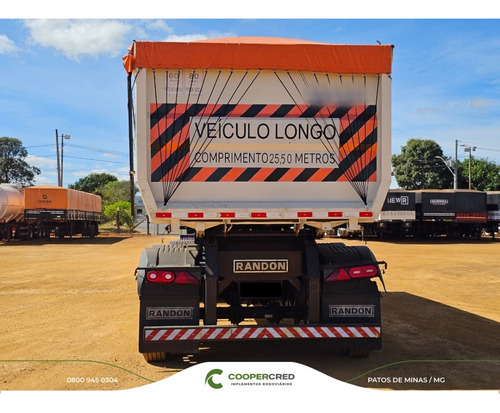 Carreta Rodocaçamba Randon 35m³ 22/22 C/ Lona Fácil 6 Eixos