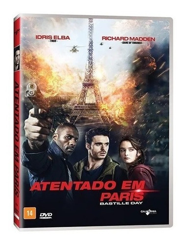 Dvd Atentado Em Paris - Idris Elba (original E Lacrado