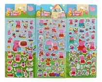 Comprar Stickers Con Relieve De Peppa Pig X 21 Planchas  M11