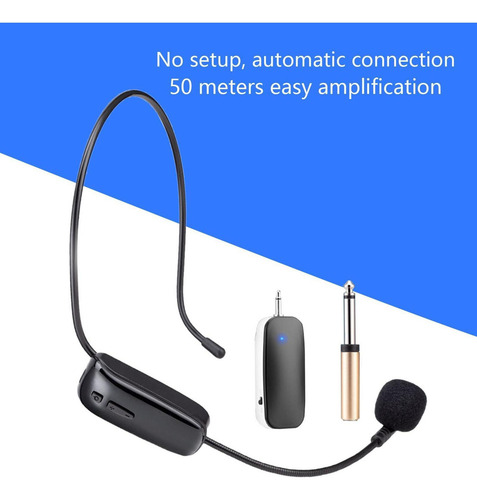 Xd Microfone De Fone De Ouvido 2 Em 1, Amplificador De