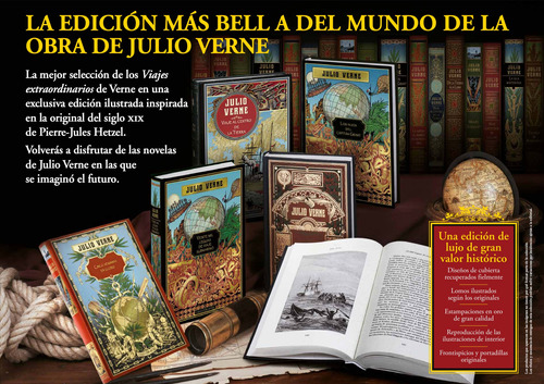 New Coleccion De 59 Libros Julio Verne , Editorial Rba 2014 