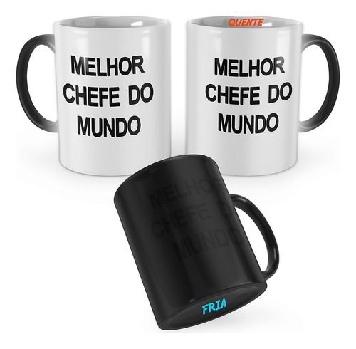 Caneca Mágica Melhor Chefe Do Mundo