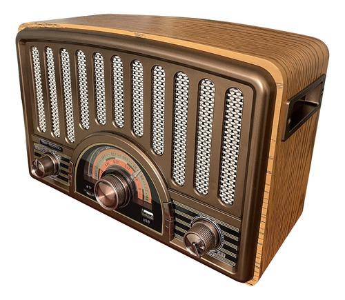 Radio Parlante Mlab 9143 Retro Sixtinna Bluetooth Usb