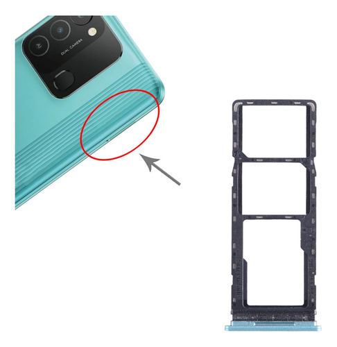 For Tecno Spark 8c Kg5k Sim, Bandeja De Tarjeta Sim Y Tarje