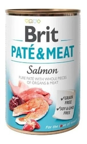  Alimento Húmedo Brit Care Paté And Meat Salmón 