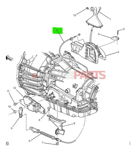 Cable Selector Velocidades Oem Reference: 15079394