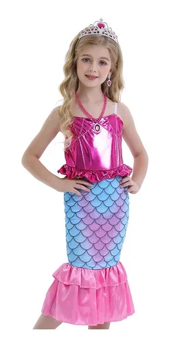 Vestido Ariel Sirena Disfraz Sirena Niña Fiesta Día Del Niño en venta en Estado De México por sólo $ Mexico Vestido Ariel Sirena Disfraz Sirena Niña Fiesta Día Del Niño en venta en Estado De México por sólo $ Mexico
