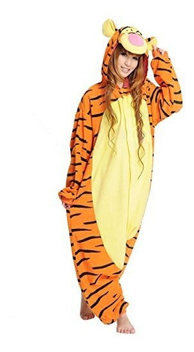 Tigger Piglet Winnie Group Onesie Traje Para Adultos Ho...