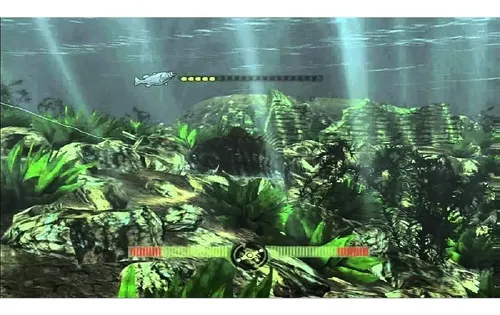 nintendo wii rapala peche en famille avec canne a peche