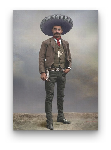 Cuadro Decorativo Tipo Canvas - Emiliano Zapata  - 03