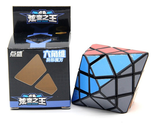 Cubo Diansheng Pirámide Hexagonal 6 Corner Only 3×3 Negro